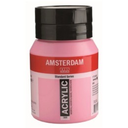 Amsterdam Acrylverf Pot 500ml Quinacridoneroze Licht 385