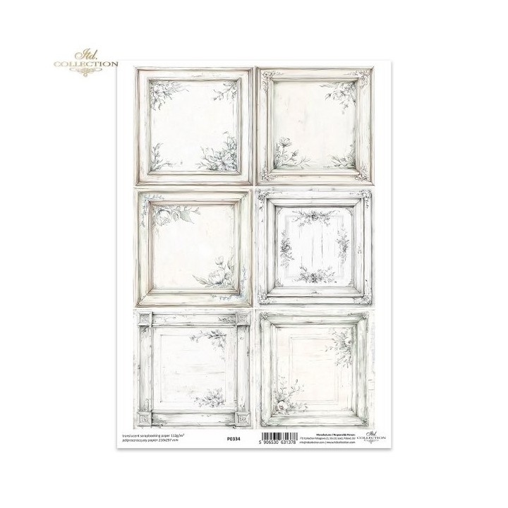 Translucent scrapbookpapier P0334