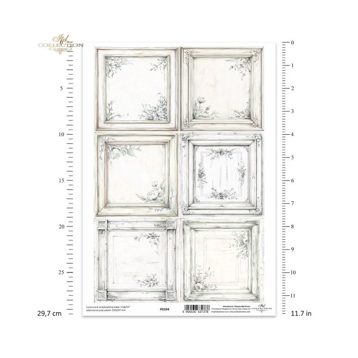 Translucent scrapbookpapier P0334