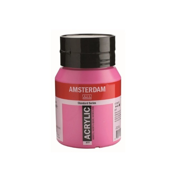 Amsterdam Acrylverf Pot 500ml Permanentroodviolet Licht 577
