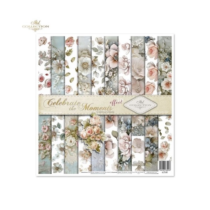 Scrapbookingpapier SLS-090 Vier de Momenten