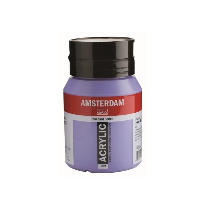 Amsterdam Acrylverf Pot 500ml Ultramarijnviolet Licht 519