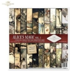 Scrapbookingpapier SLS-091 Alice's Magie - Een verhaal over een wereld die de logica is vergeten