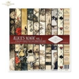 Scrapbookingpapier SLS-092 Alice's Magie - Een verhaal over een wereld die de logica is vergeten