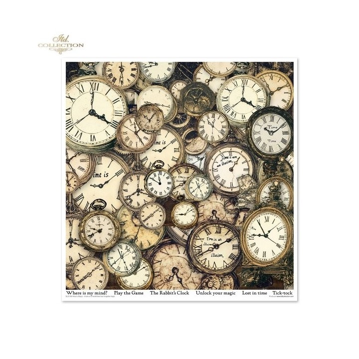 Scrapbookingpapier SLS-092 Alice's Magie - Een verhaal over een wereld die de logica is vergeten, deel 2