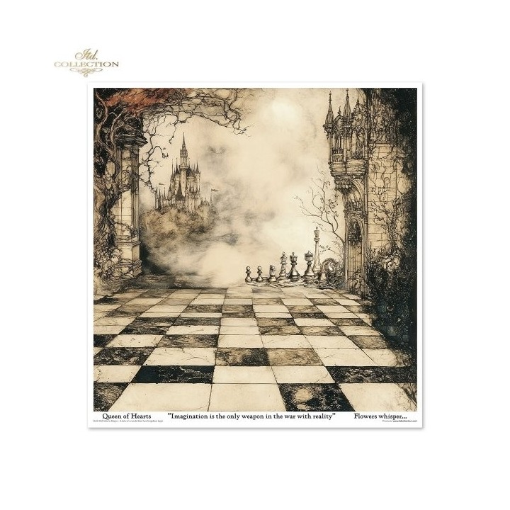 Scrapbookingpapier SLS-092 Alice's Magie - Een verhaal over een wereld die de logica is vergeten, deel 2