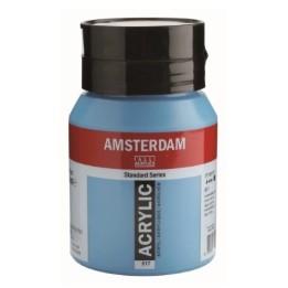 Amsterdam Acrylverf Pot 500ml Koningsblauw 517