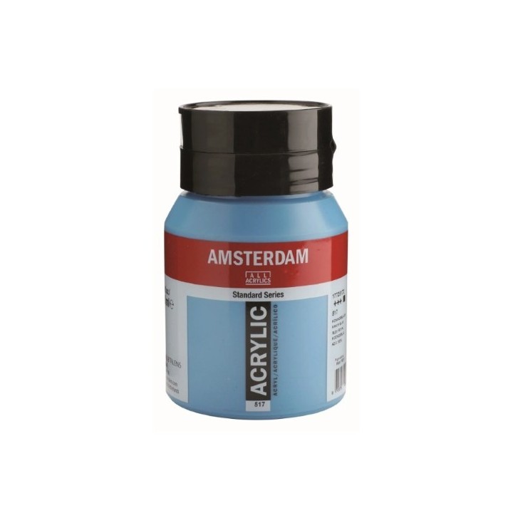 Amsterdam Acrylverf Pot 500ml Koningsblauw 517