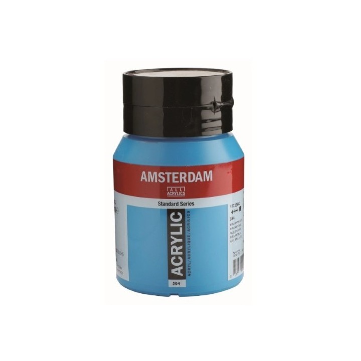 Amsterdam Acrylverf Pot 500ml Briljant Blauw 564