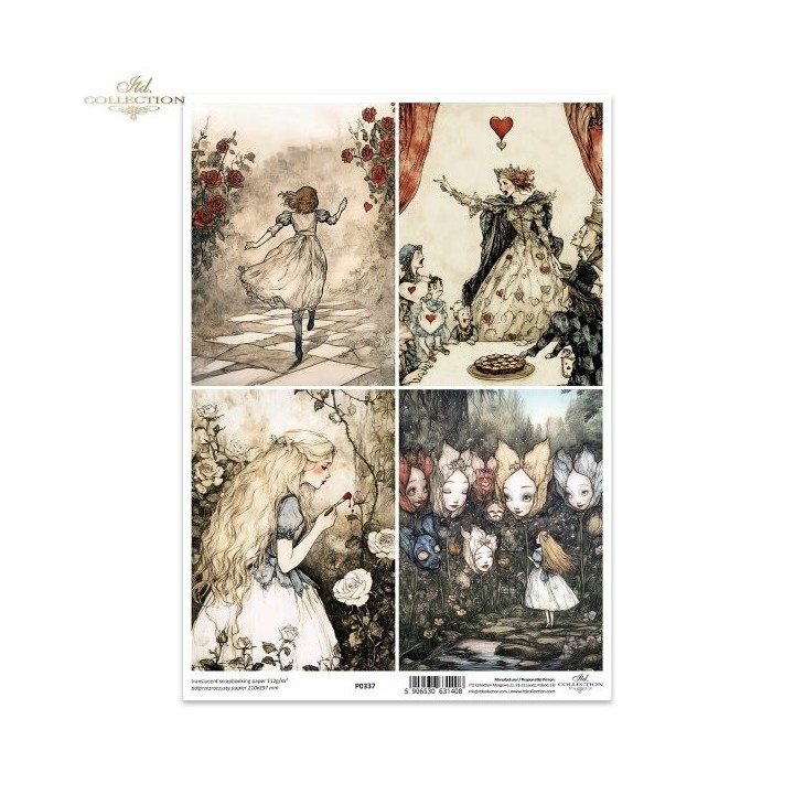 Translucent scrapbookpapier P0337