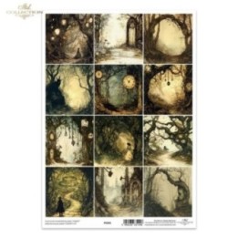 Translucent scrapbookpapier P0341
