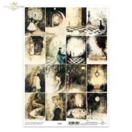 Translucent scrapbookingpapier P0342