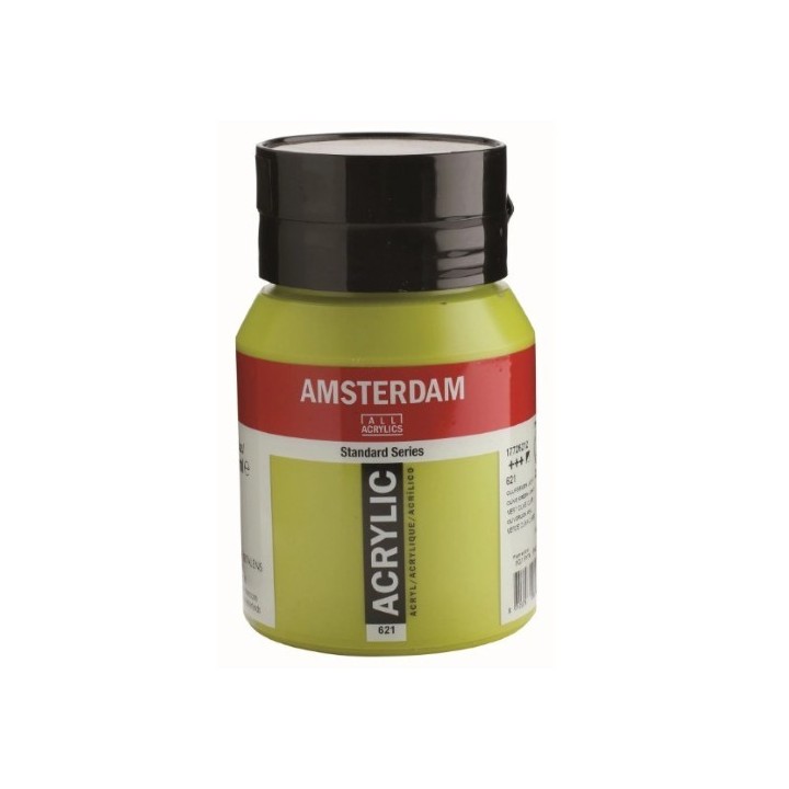 Amsterdam Acrylverf Pot 500ml Olijfgroen Licht 621