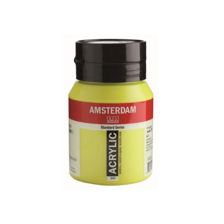 Amsterdam Acrylverf Pot 500ml Groengeel 243