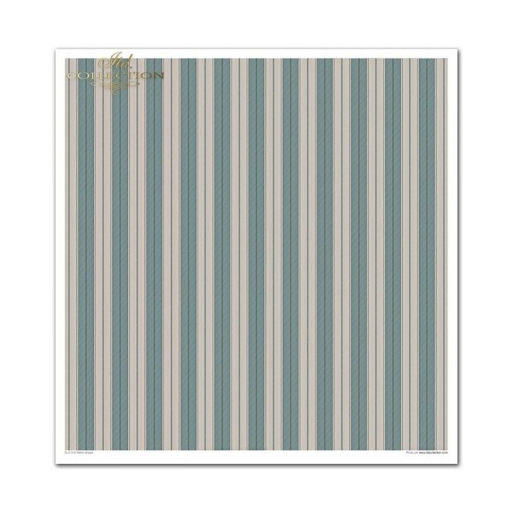Scrapbookingpapier SLS-016 ''Retro strepen'' ---- AFGEPRIJSD PRODUCT