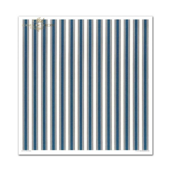 Scrapbookingpapier SLS-016 ''Retro strepen'' ---- AFGEPRIJSD PRODUCT