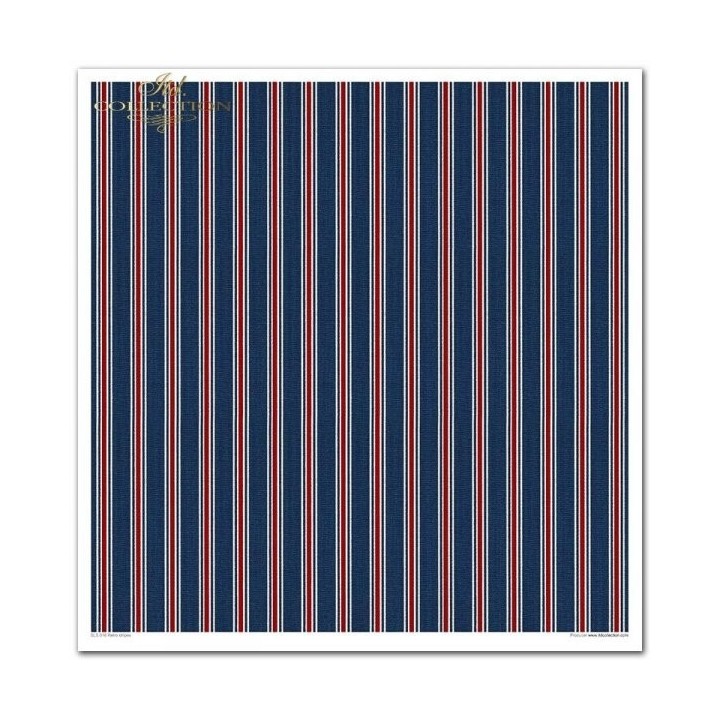 Scrapbookingpapier SLS-016 ''Retro strepen'' ---- AFGEPRIJSD PRODUCT
