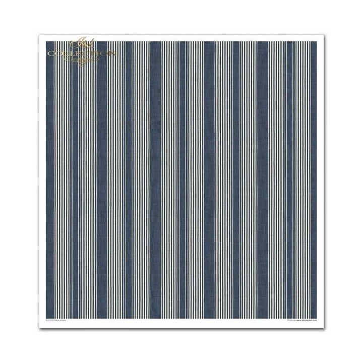 Scrapbookingpapier SLS-016 ''Retro strepen'' ---- AFGEPRIJSD PRODUCT