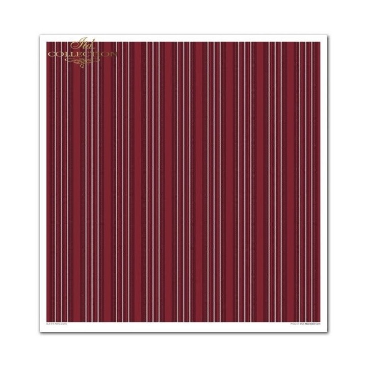 Scrapbookingpapier SLS-016 ''Retro strepen'' ---- AFGEPRIJSD PRODUCT