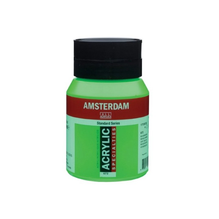 Amsterdam Acrylverf Pot 500ml Reflexgroen 672