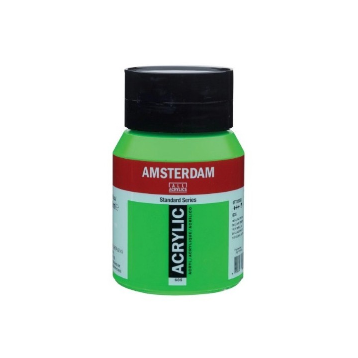 Amsterdam Acrylverf Pot 500ml Briljantgroen 605