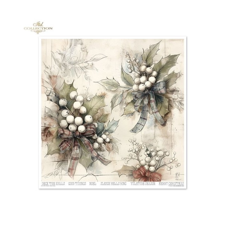 Scrapbookingpapier SLS-093 Winter's Tale in blauw
