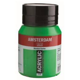 Amsterdam Acrylverf Pot 500ml Permanentgroen Licht 618