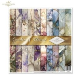 Scrapbookingpapier SLS-095 Tuin der Muzen