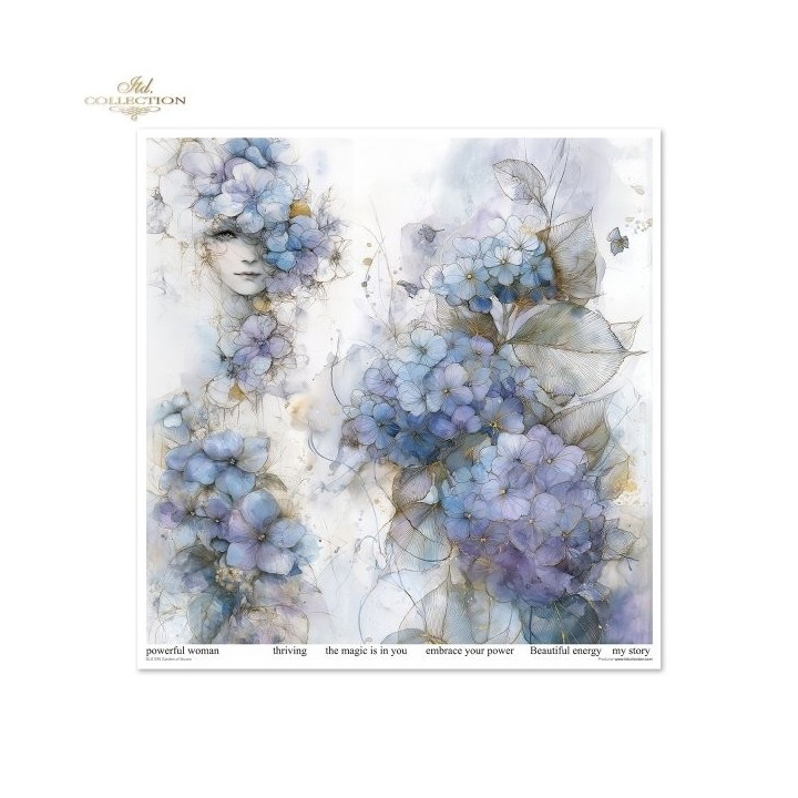 Scrapbookingpapier SLS-095 Tuin der Muzen