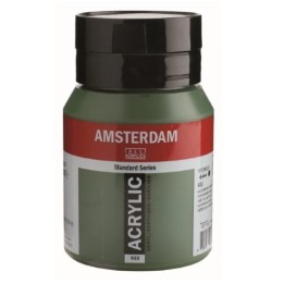 Amsterdam Acrylverf Pot 500ml Olijfgroen Donker 622