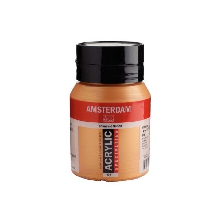 Amsterdam Acrylverf Pot 500ml Donkergoud 803