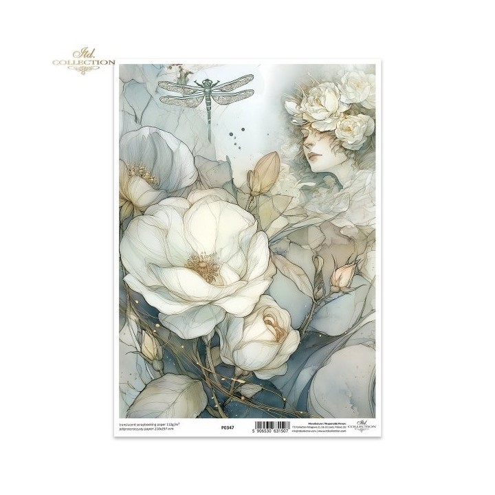 Translucent scrapbookingpapier P0347
