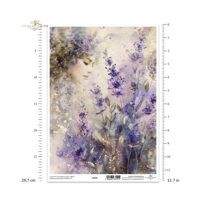Translucent scrapbookpapier P0348