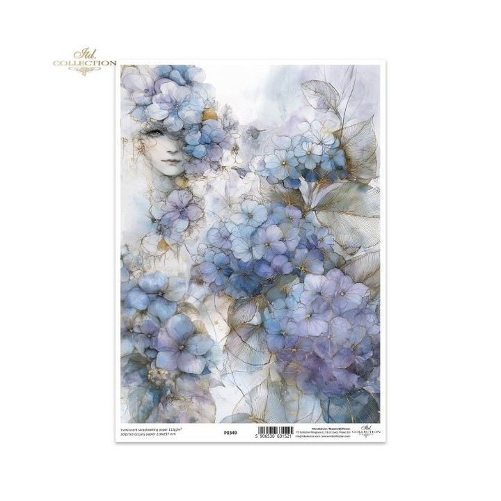 Translucent scrapbookpapier P0349