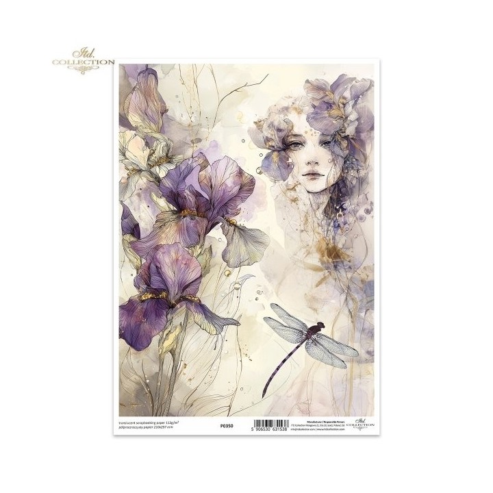 Translucent scrapbookpapier P0350