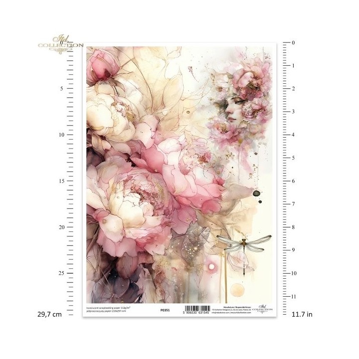 Translucent scrapbookpapier P0351