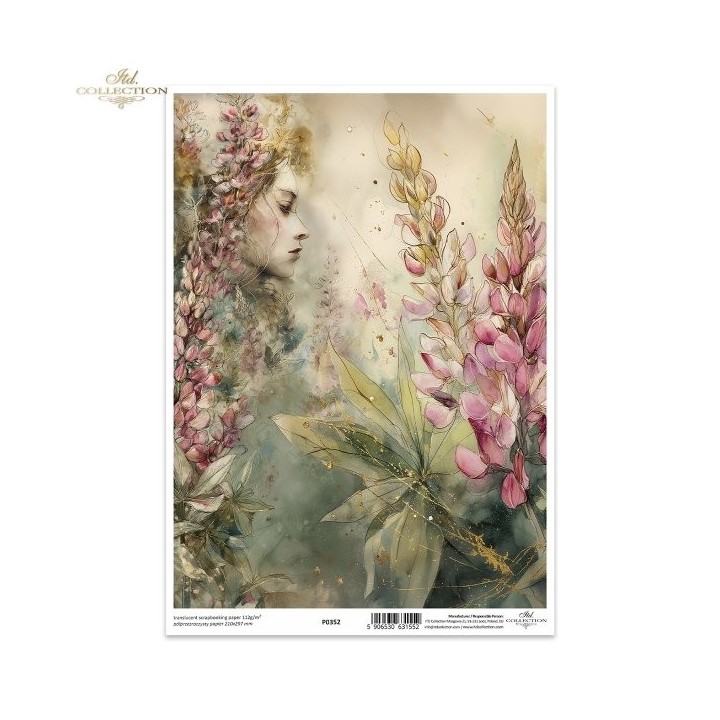 Translucent scrapbookpapier P0352