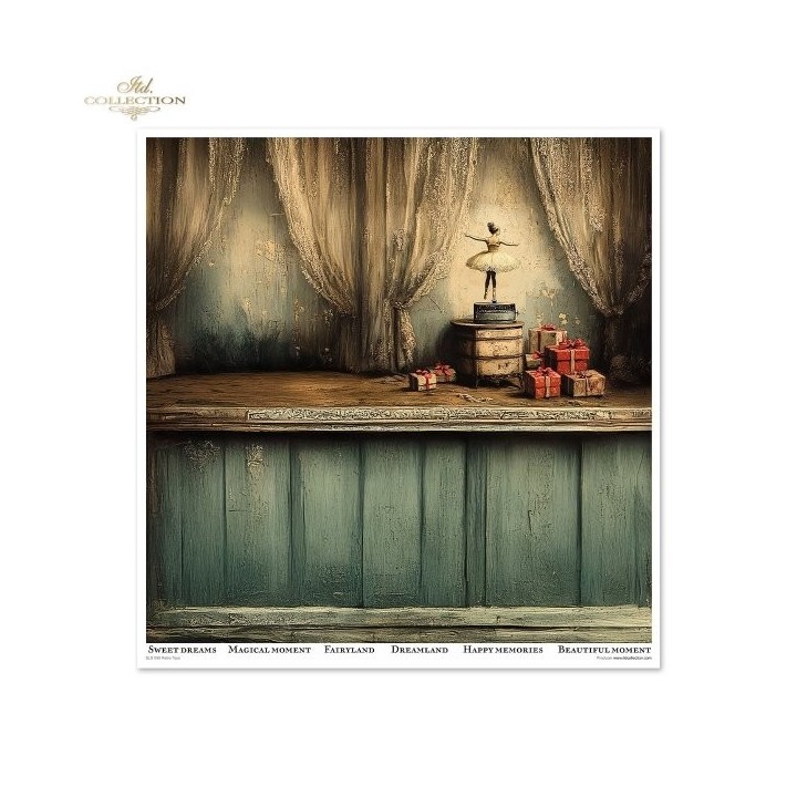 Scrapbookingpapier SLS-096 Retro Speelgoed