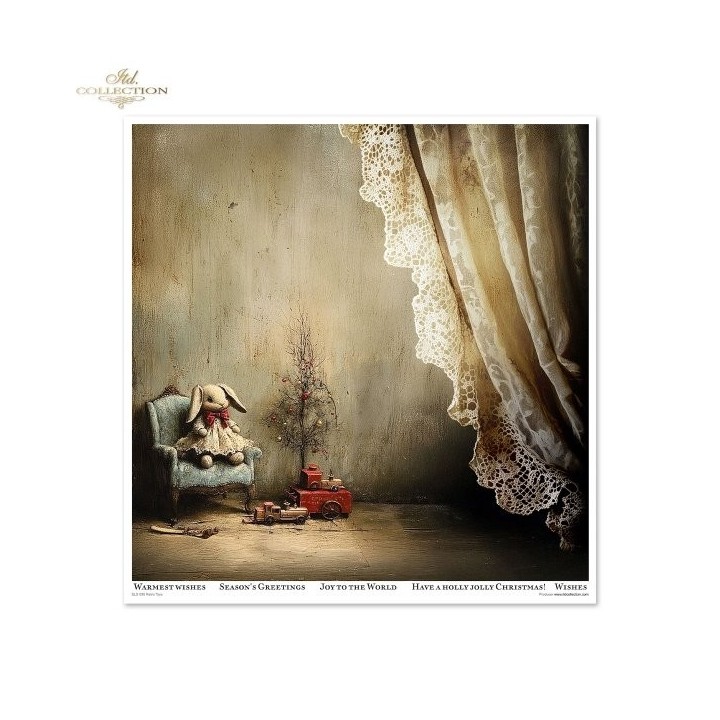 Scrapbookingpapier SLS-096 Retro Speelgoed