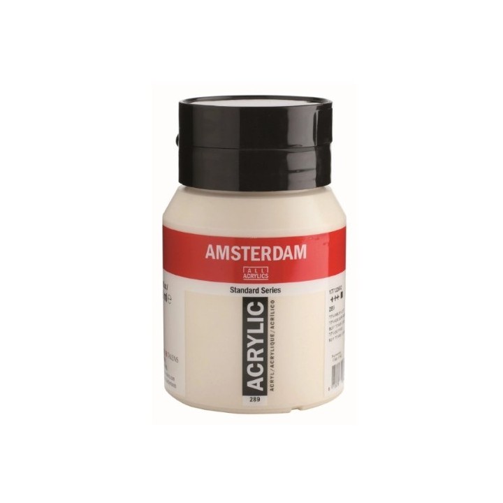 Amsterdam Acrylverf Pot 500ml Titaanbuff Licht 289