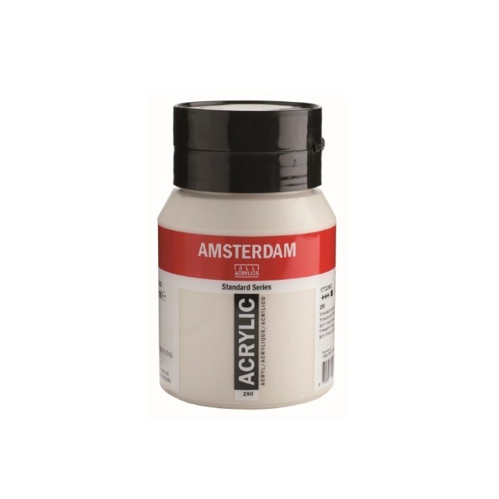 Amsterdam Acrylverf Pot 500ml Titaanbuff Donker 290