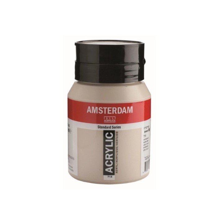 Amsterdam Acrylverf Pot 500ml Warmgrijs 718