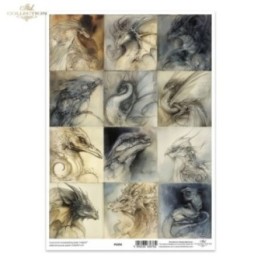 Translucent scrapbookpapier P0356