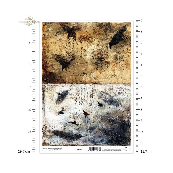 Translucent scrapbookpapier P0357