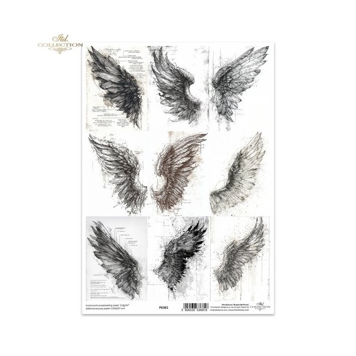 Translucent scrapbookpapier P0361
