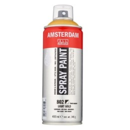 Amsterdam Spray Paint 400ml Lichtgoud 802