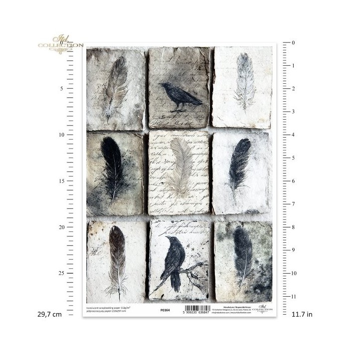 Translucent scrapbookpapier P0364