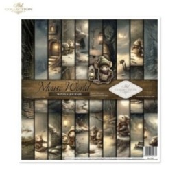 Scrapbookingpapier SLS-099 Muizenwereld - Winterreis
