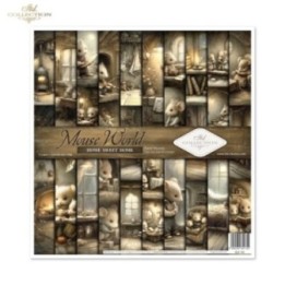 Scrapbookingpapier SLS-100 Muizenwereld - Home Sweet Home