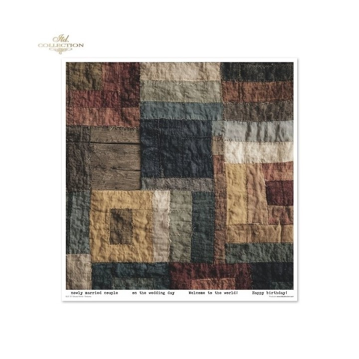 Scrapbookingpapier SLS-101 Muizenwereld - Texturen